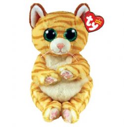 PELUCHE TY BEANIE BELLIES - MANGO LE CHAT ORANGE PETIT 8